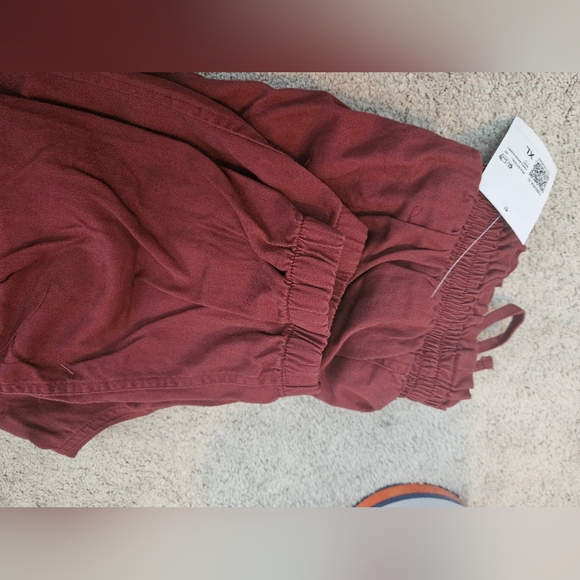 BRAND NEW FOREVER 21 RUST COLORED JOGGER PANTS, SIZE XL - Picture 5 of 6